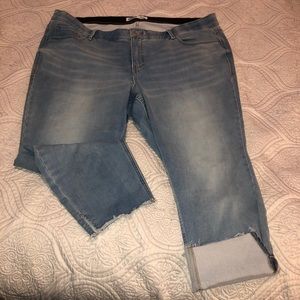 Old Navy fleece-lined jeans, size 24W